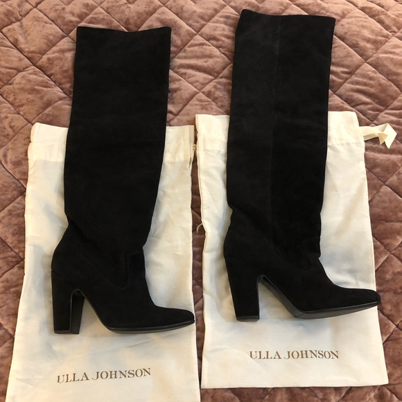 NWT Ulla Johnson Sloane boot in Noir Suede size 39 - Picture 7 of 15